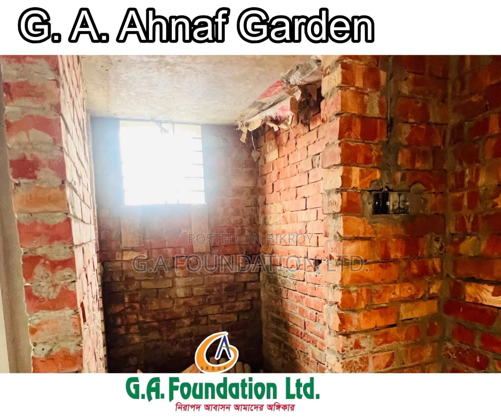 3-bedroom Apartment in G. A. Ahnaf Garden, Mirpur for Sale in Mirpur