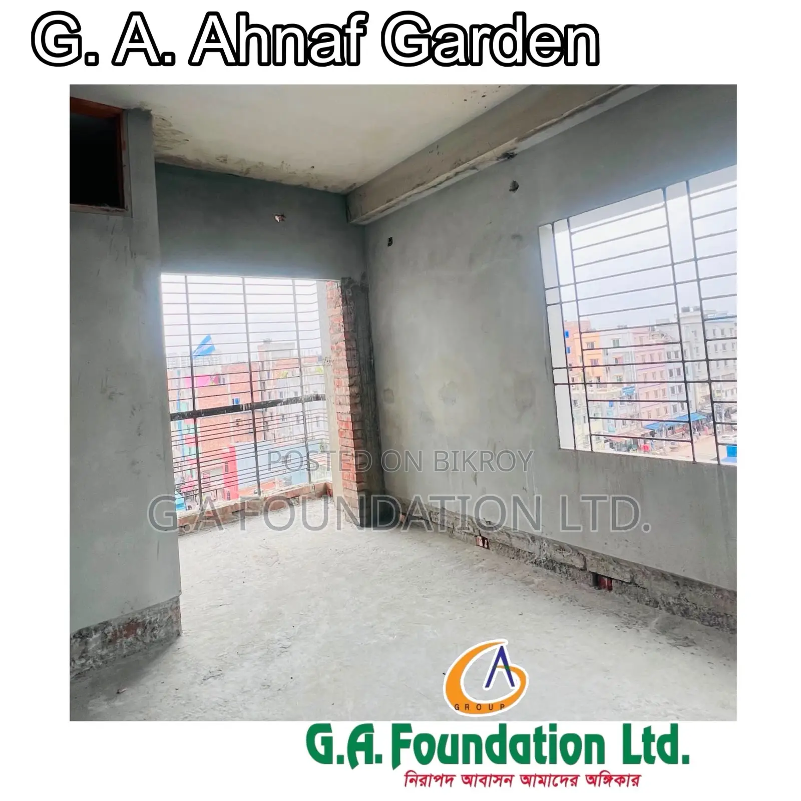 3-bedroom Apartment in G. A. Ahnaf Garden, Mirpur for Sale in Mirpur