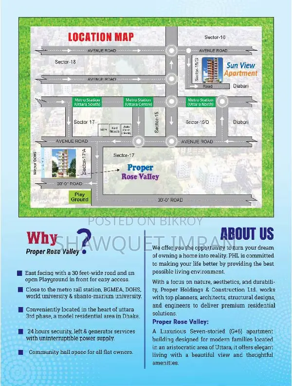 3-Bedroom Apartment in Uttara for Sale in Uttara