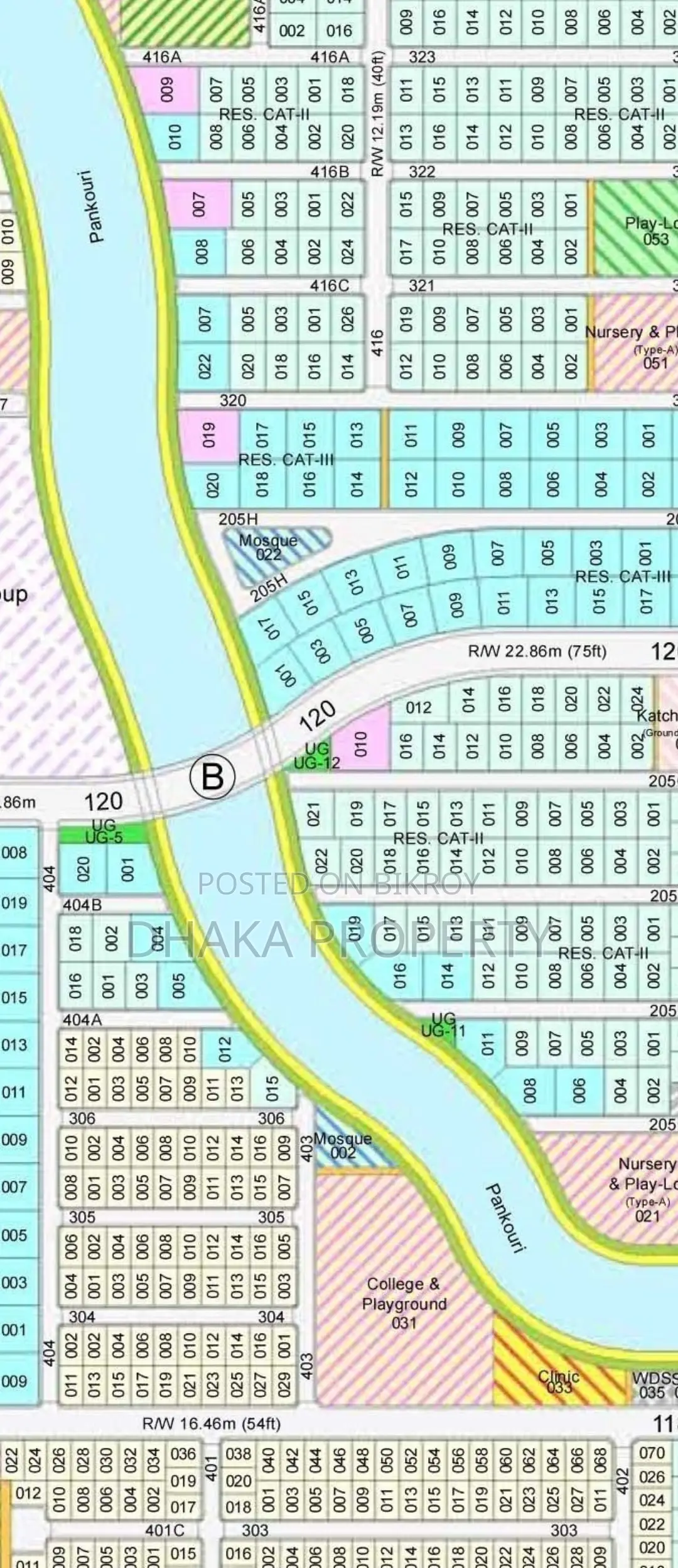 7.5 Katha Land Sale South at Sector-25 in Purbachal