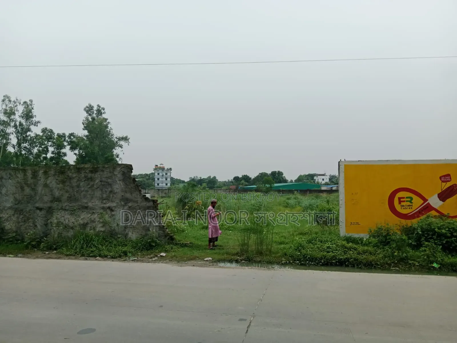 10 Bigha land for sale under Gazipur Dhirasram Flyover in Gazipur Sadar