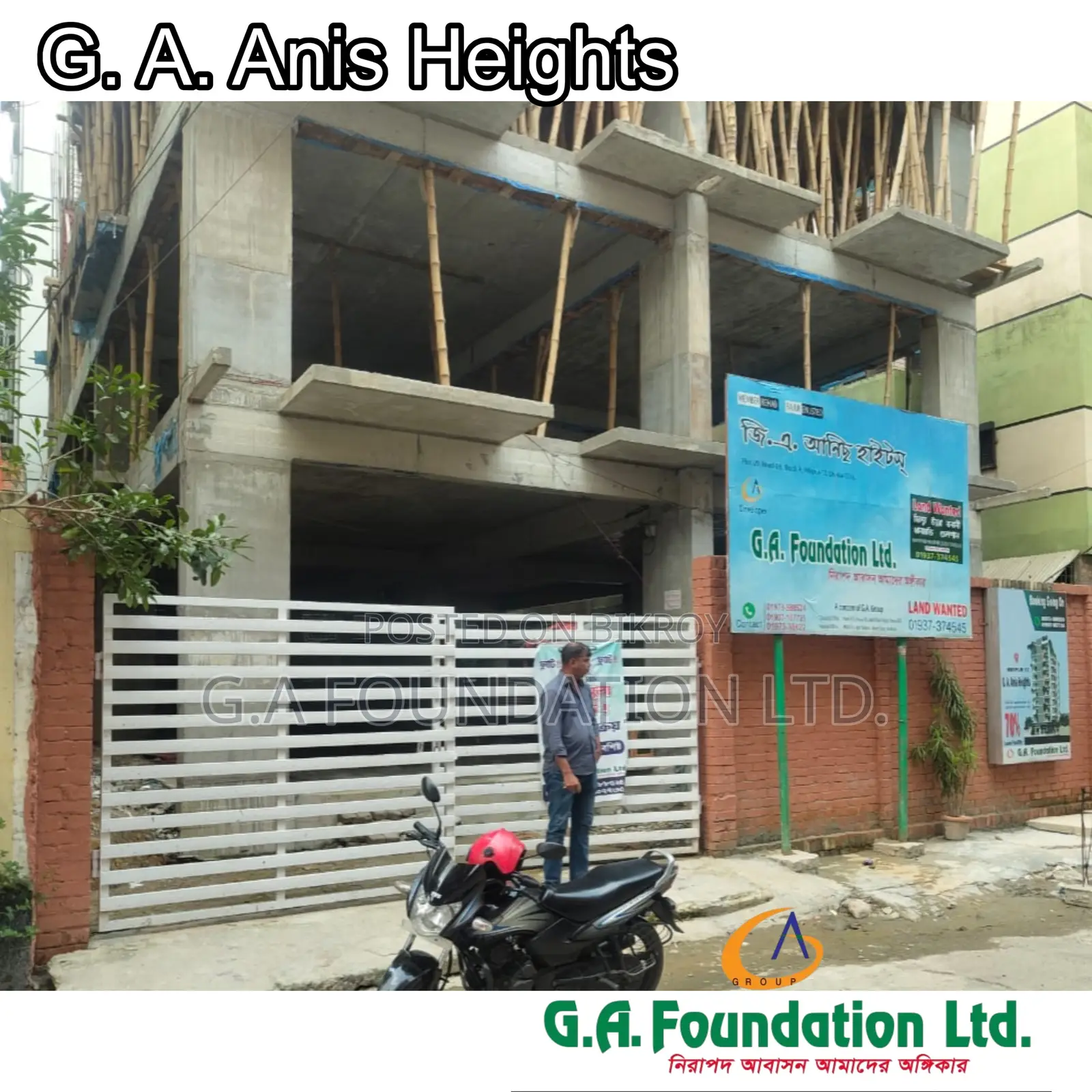 3-Bedroom Apartment in G. A. Anis Heights, Mirpur for Sale in Mirpur