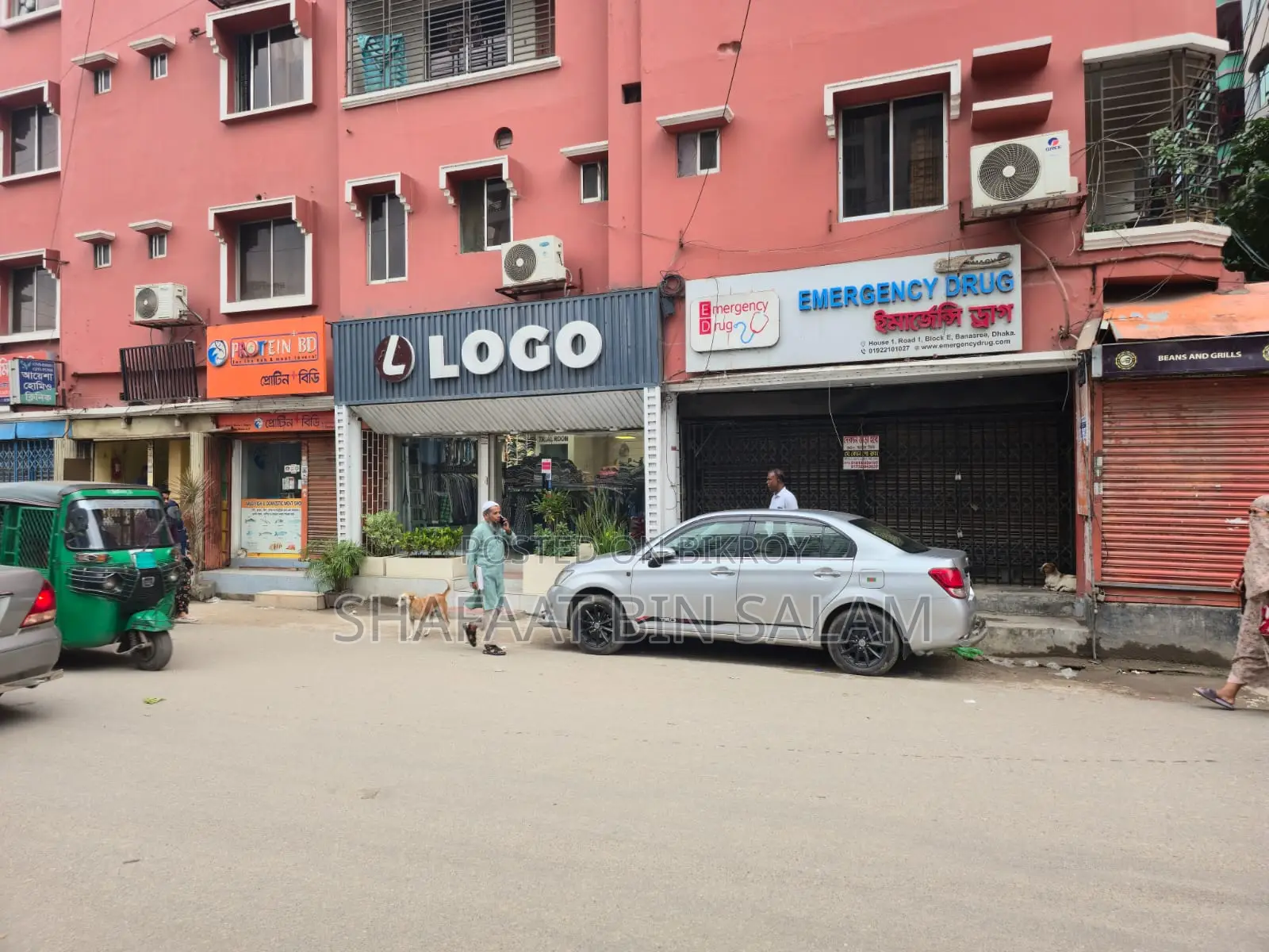 3000 SQFT Premium Showroom/Shop for Rent on Banasree Main Road in Banasree