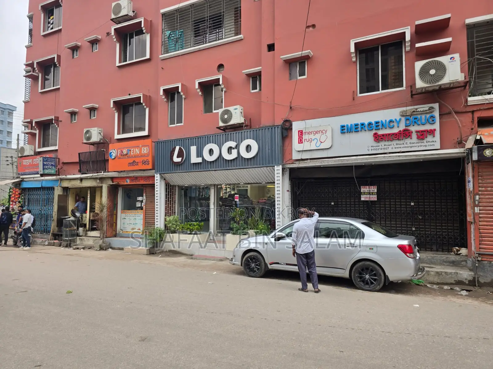 3000 SQFT Premium Showroom/Shop for Rent on Banasree Main Road in Banasree