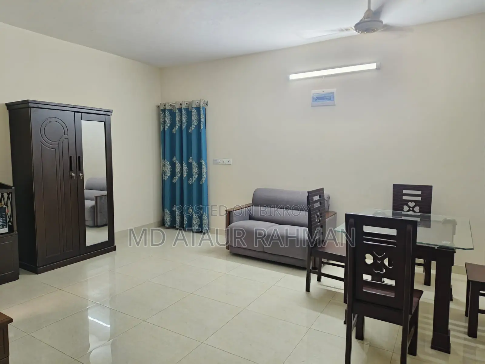 Furnished Studio Apartment in Hajicamp, Uttara, for Rent in Uttara