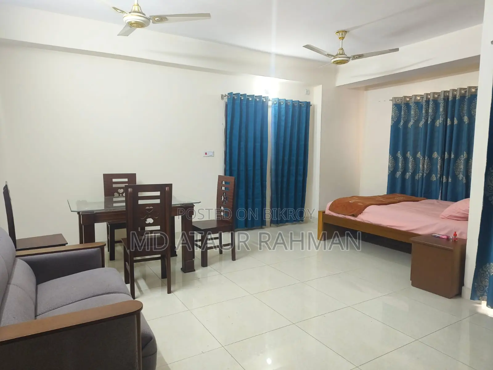 Furnished Studio Apartment in Hajicamp, Uttara, for rent in Uttara