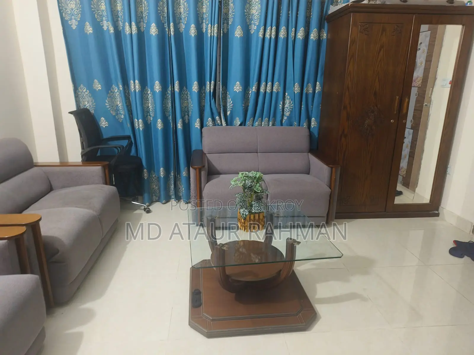 Furnished Studio Apartment in Hajicamp, Uttara, for rent in Uttara