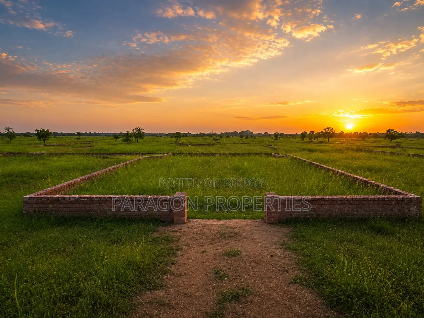 5 Katha Plot for Sale on a 40-Ft Road in P Extension Block in Basundhara