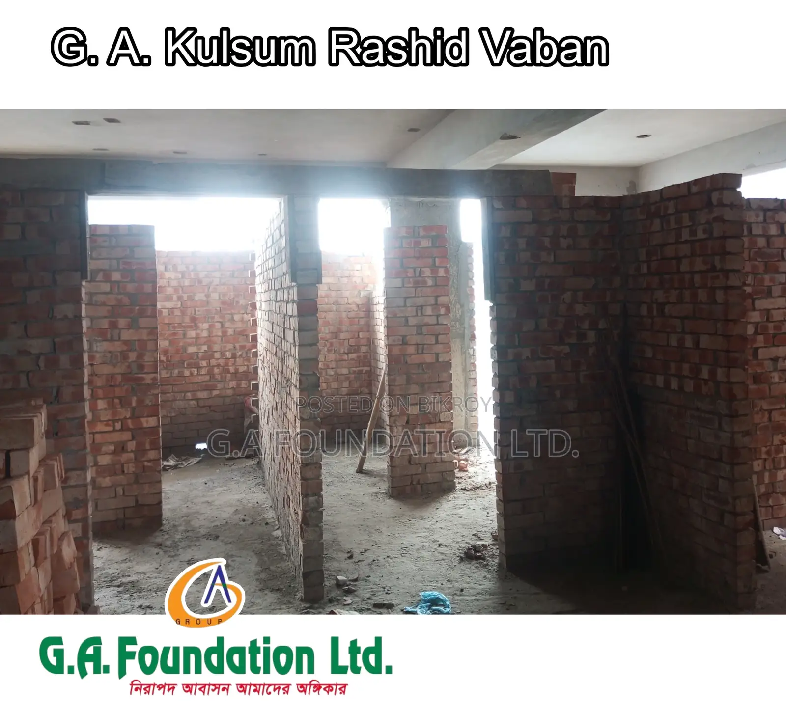 3-Bedroom Apartment in G. A. Kulsum Rashid, Mirpur for Sale in Mirpur