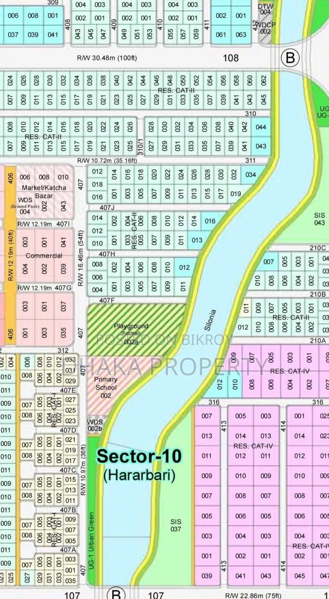 Purbachal Land Sale 5 Katha Sector-10 in Purbachal