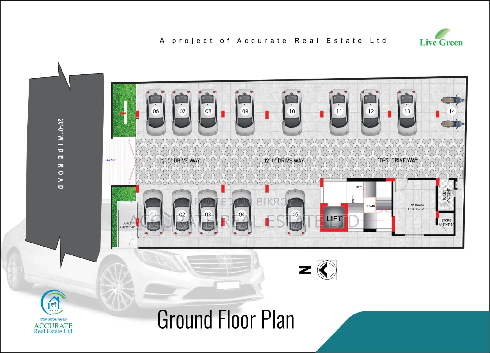 3-Bedroom Apartment In Accurate Real Estate, Jhigatola For Sale in Jhigatola