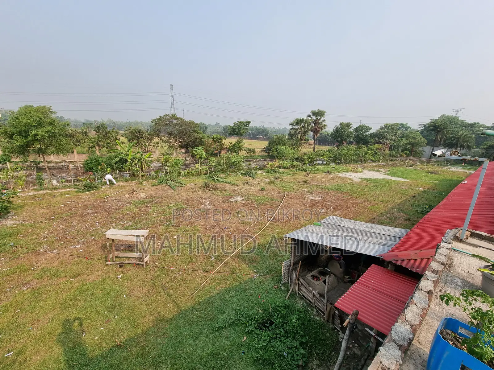 39 Decimal Commercial Land with Boundary Wall for Sale in Mahna Bhabanipur, Gazipur in Gazipur Sadar