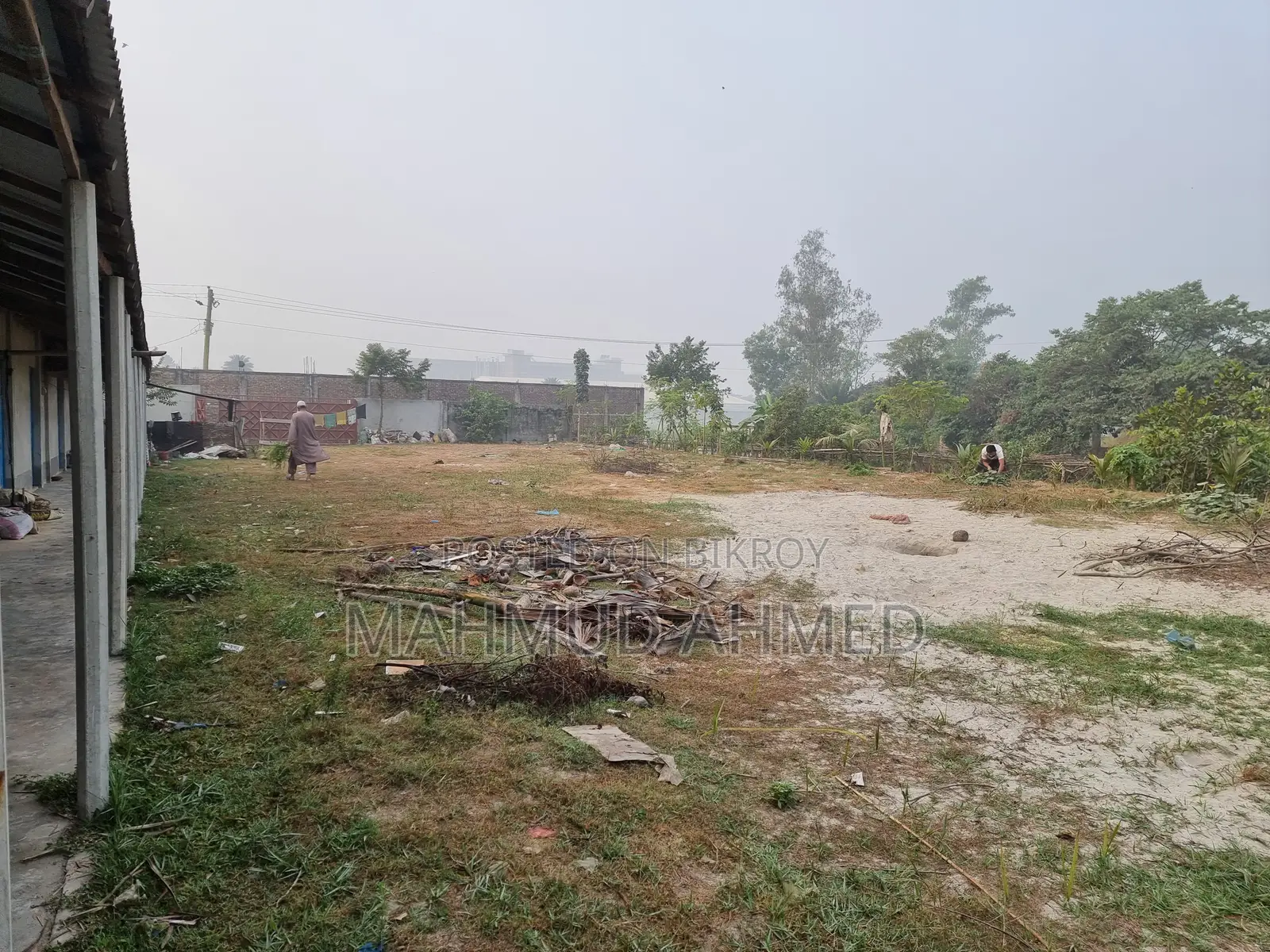 39 Decimal Commercial Land with Boundary Wall for Sale in Mahna Bhabanipur, Gazipur in Gazipur Sadar