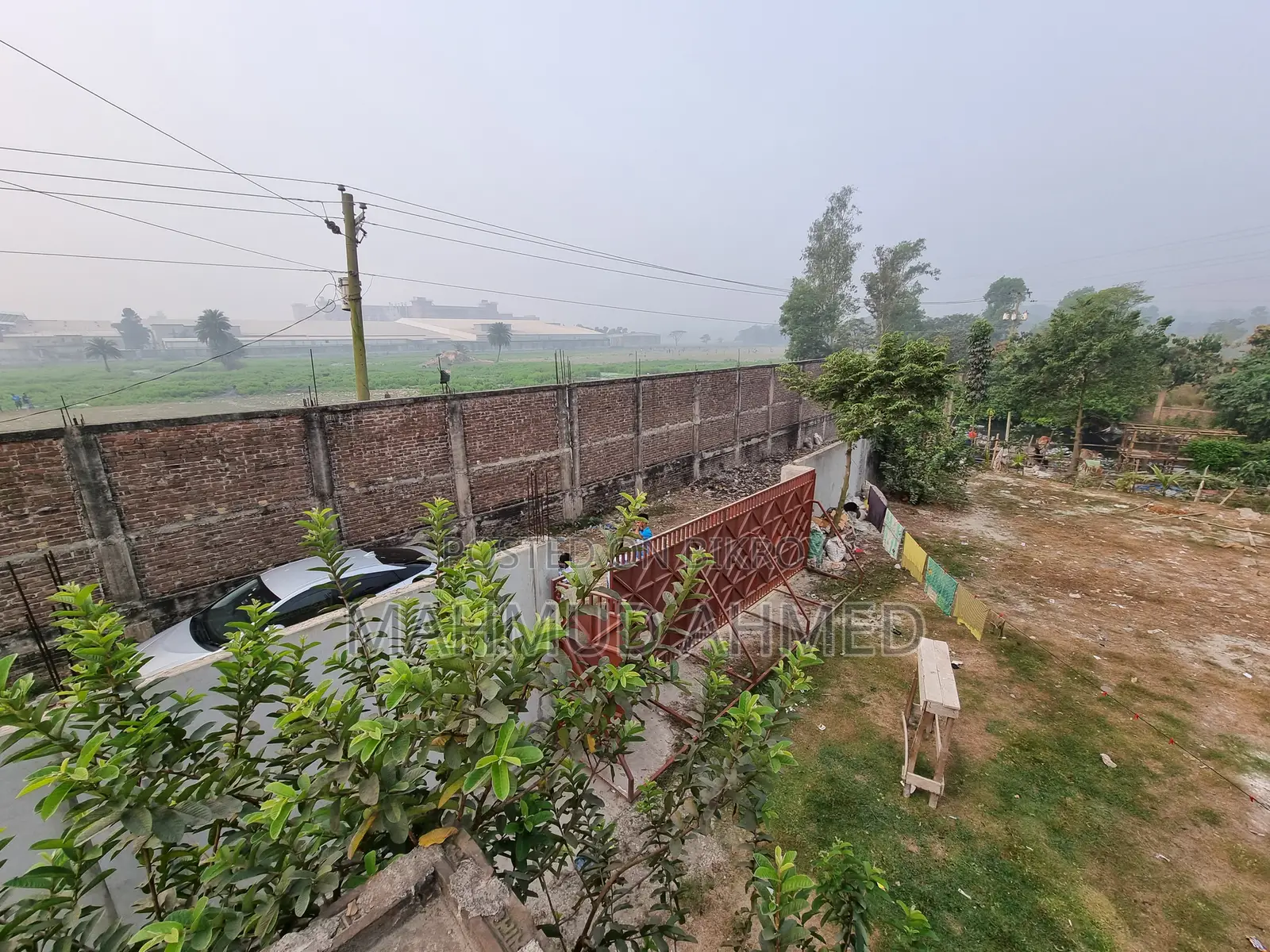 39 Decimal Commercial Land with Boundary Wall for Sale in Mahna Bhabanipur, Gazipur in Gazipur Sadar