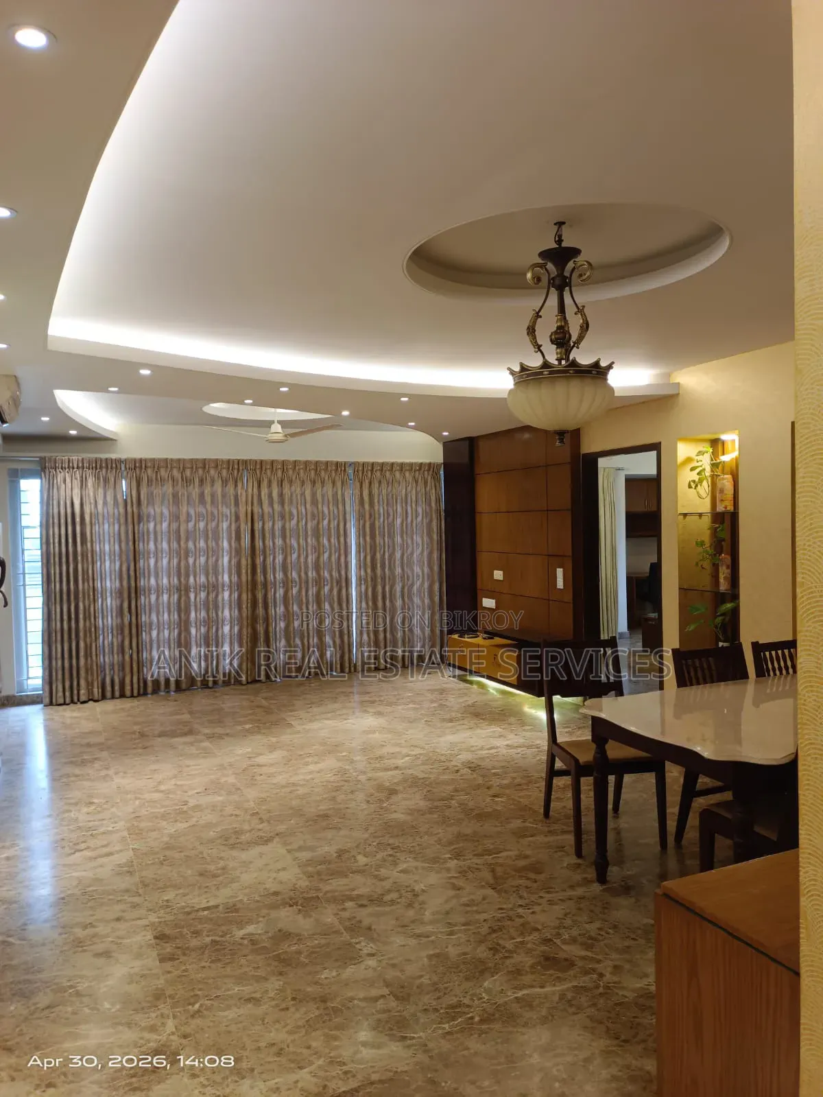 Furnished 4-Bedroom Apartment in Anik Real Estate, Gulshan for Rent in Gulshan