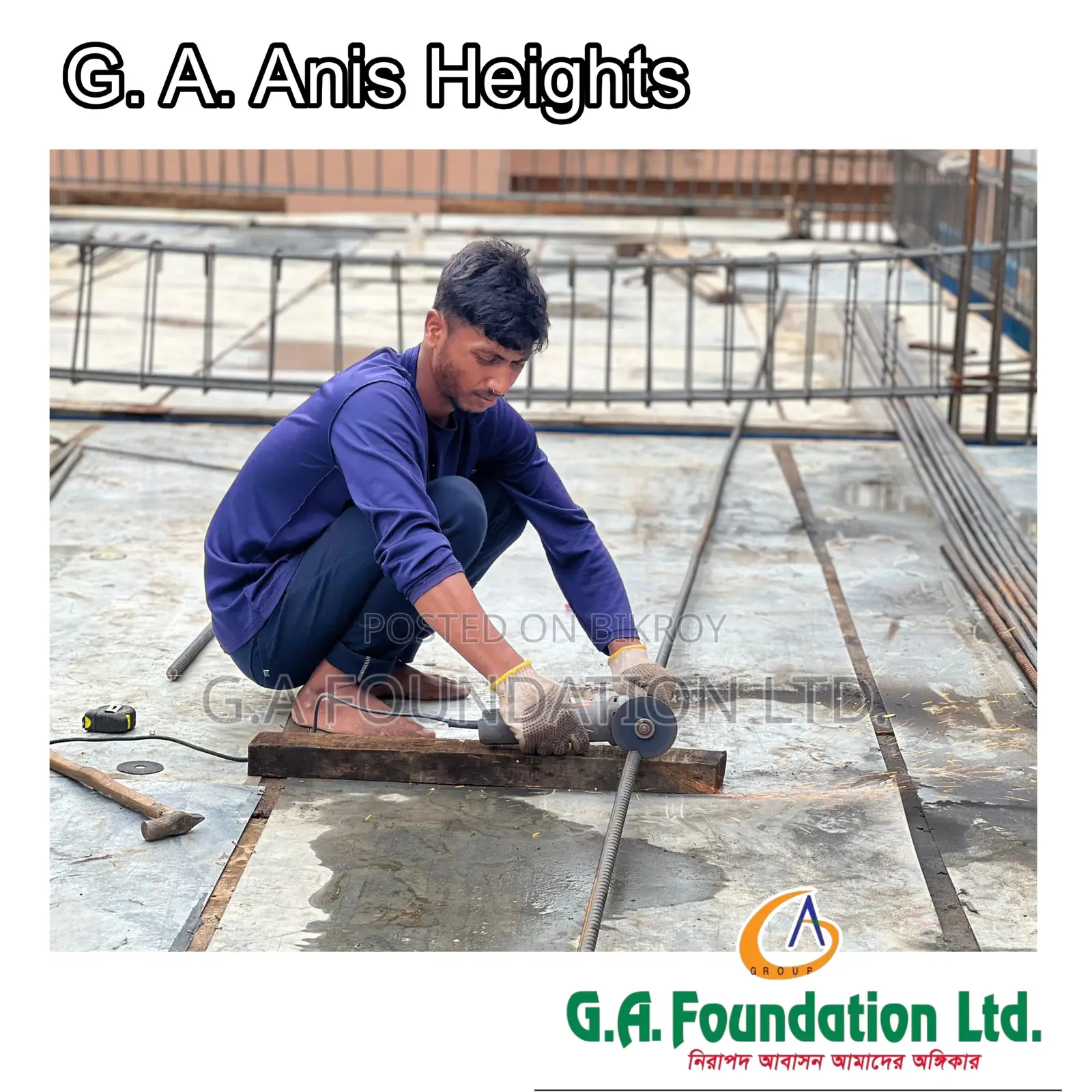 3-Bedroom Apartment in G. A. Anis Heights, Mirpur for Sale in Mirpur