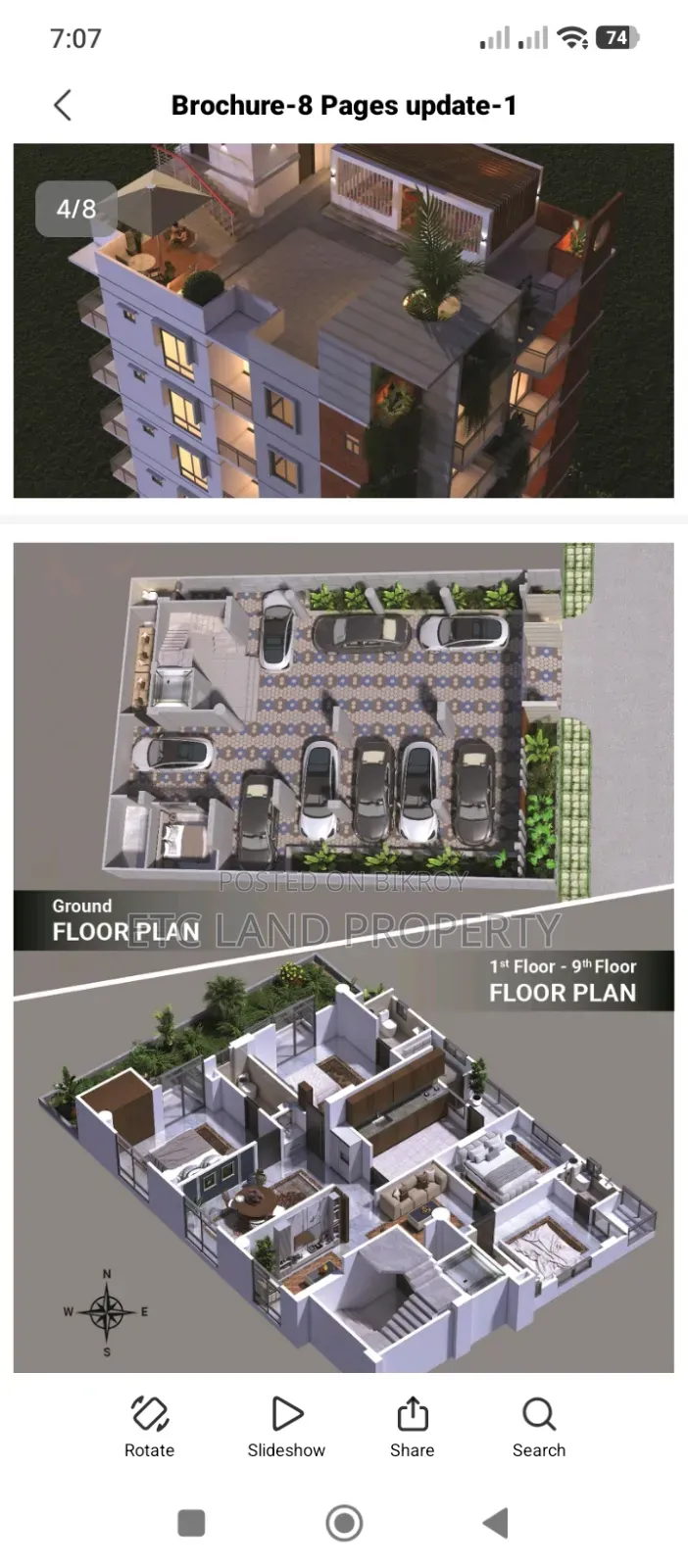3-Bedroom Apartment in Bashundhara R/A for Sale in Basundhara