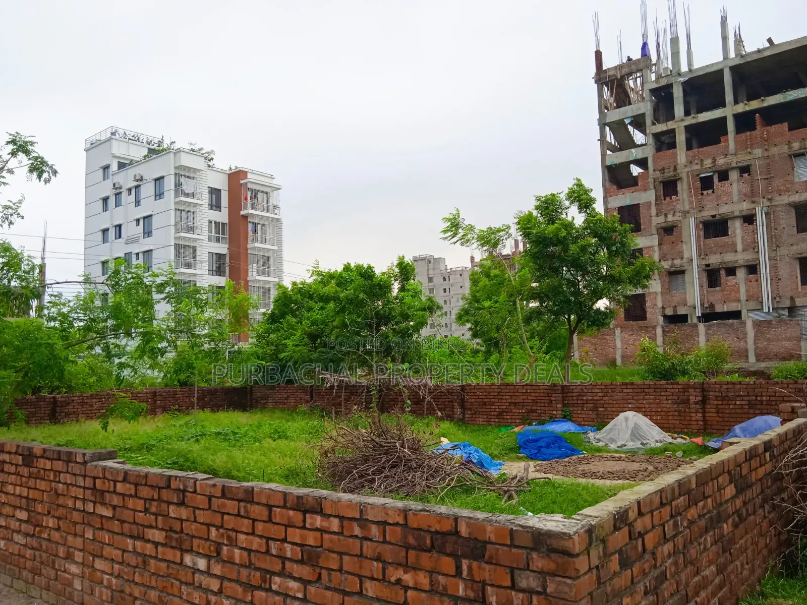 South Facing Lake View Plot for Sale in Bashundhara N Block in Basundhara