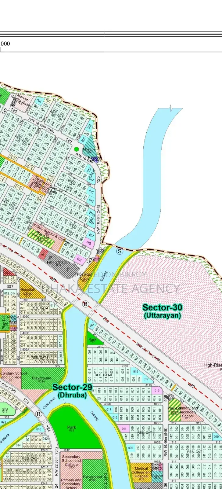 Sector-30, 5 Katha Plot Sale in Purbachal