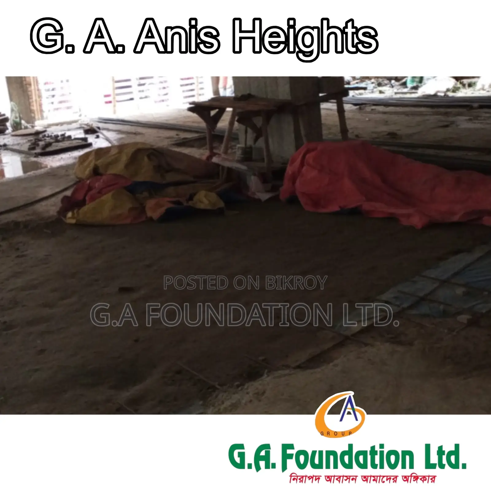3-Bedroom Apartment in G. A. Anis Heights, Mirpur for Sale in Mirpur