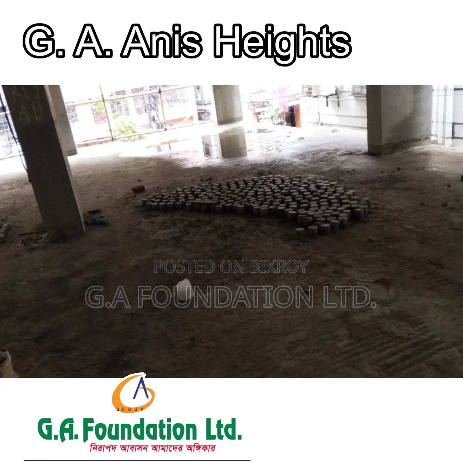 3-Bedroom Apartment in G. A. Anis Heights, Mirpur for Sale in Mirpur