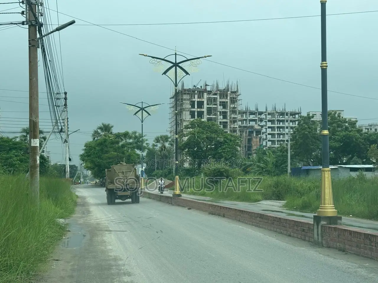 200x25x25 Three Sides Corner, 12 Katha Full Commercial Plot at L Block in Basundhara