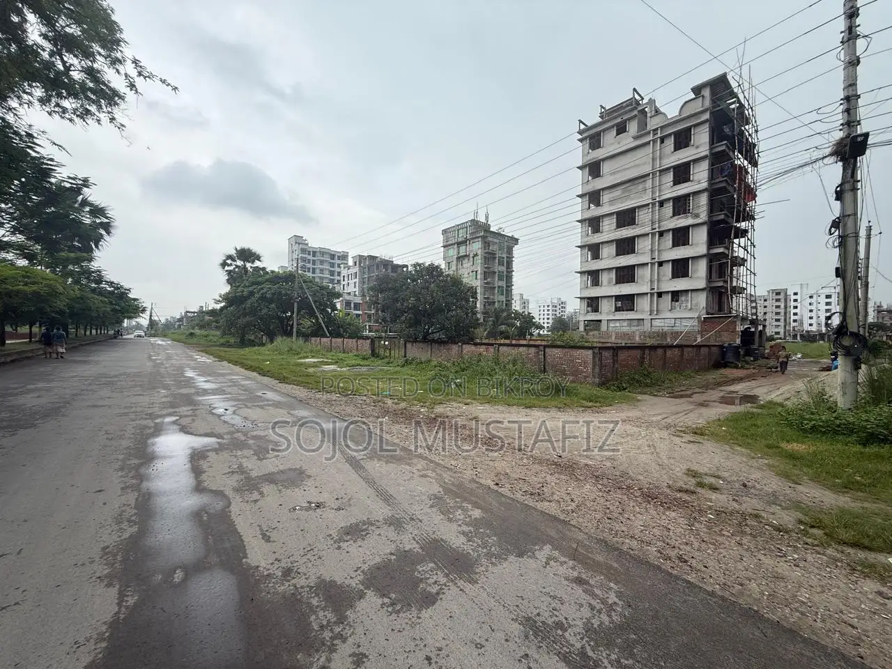 200x25x25 Three Sides Corner, 12 Katha Full Commercial Plot at L Block in Basundhara