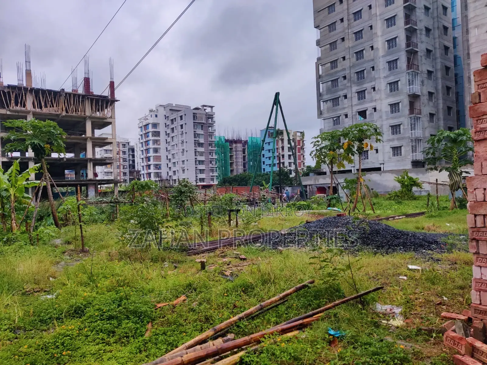 I Block 5 Katha North Face Plot Sell in Basundhara