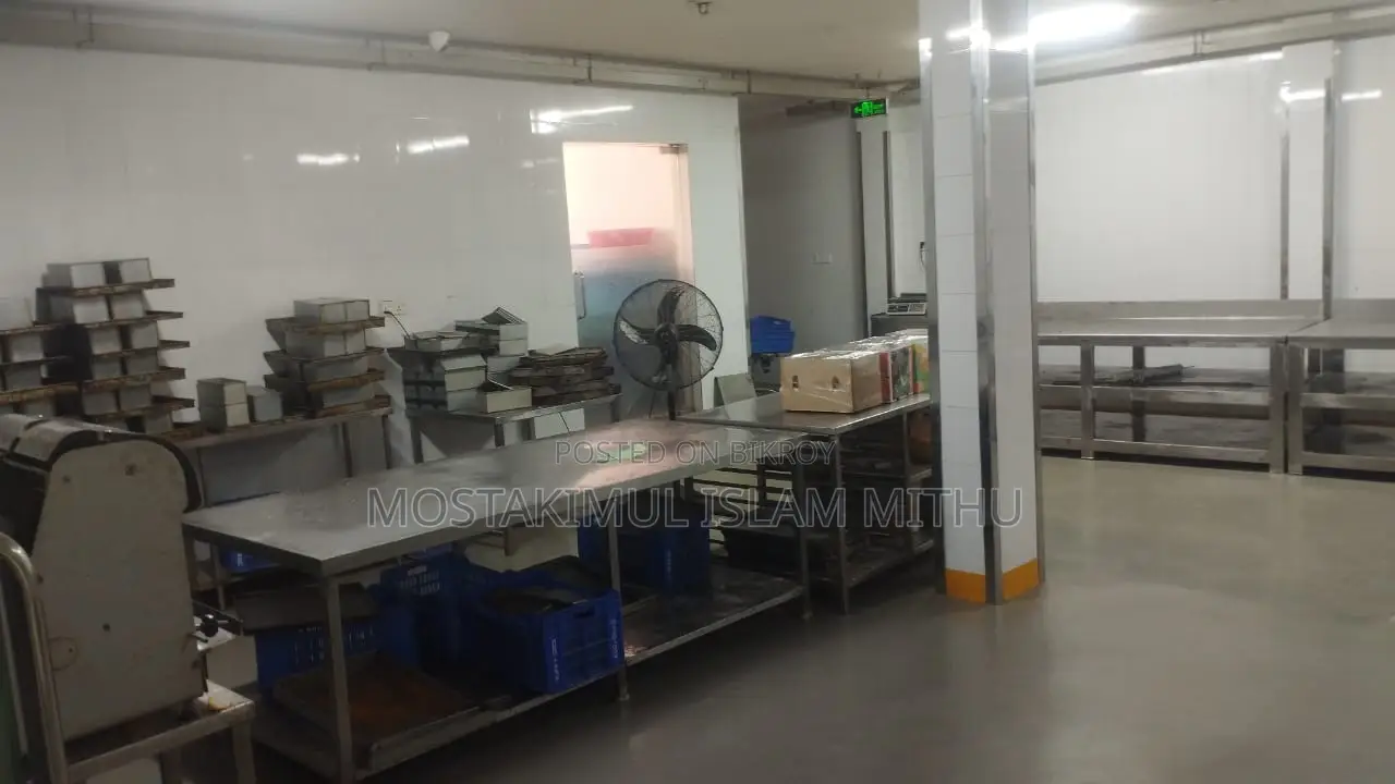 Running Bakery Factory and Industrial Catering Kitchen for Sale in Uttara