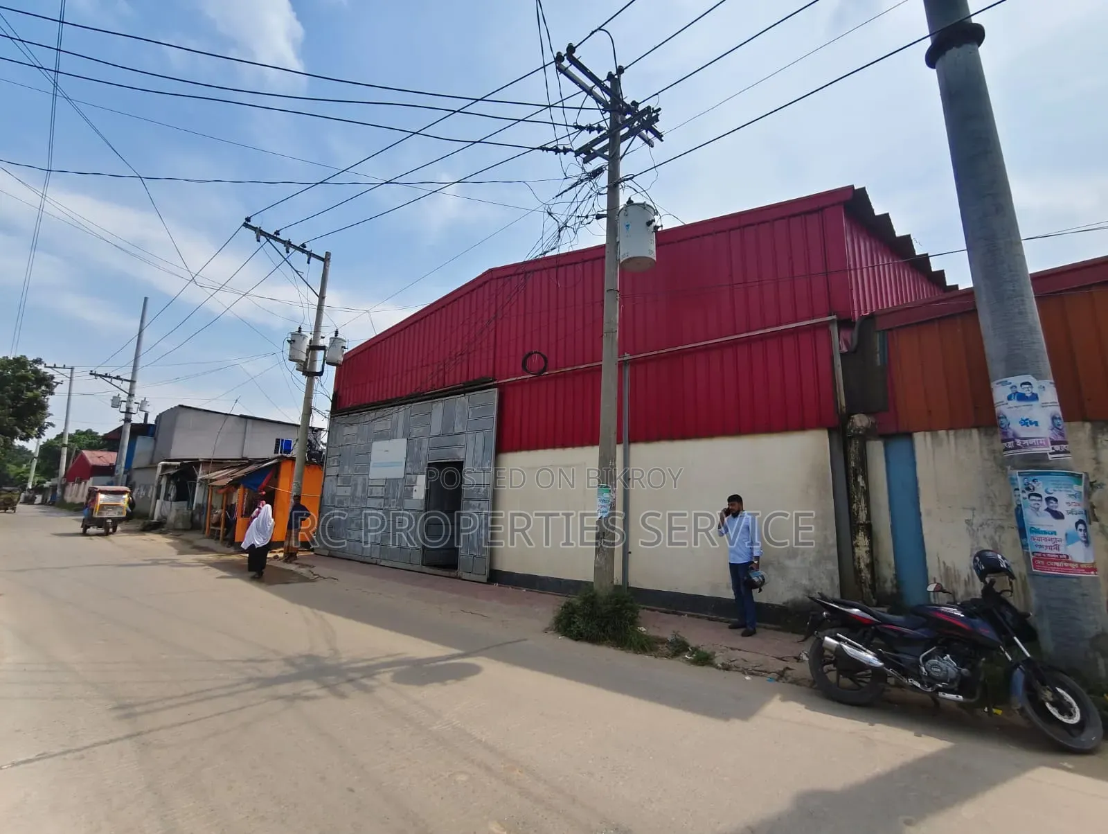 18000 sq ft Industrial Steel Shed for Warehouse or Factory in Zirabo in Savar