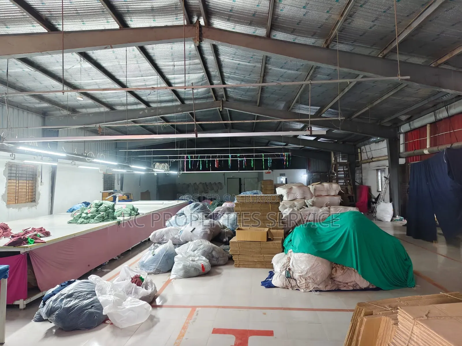 18000 sq ft Industrial Steel Shed for Warehouse or Factory in Zirabo in Savar