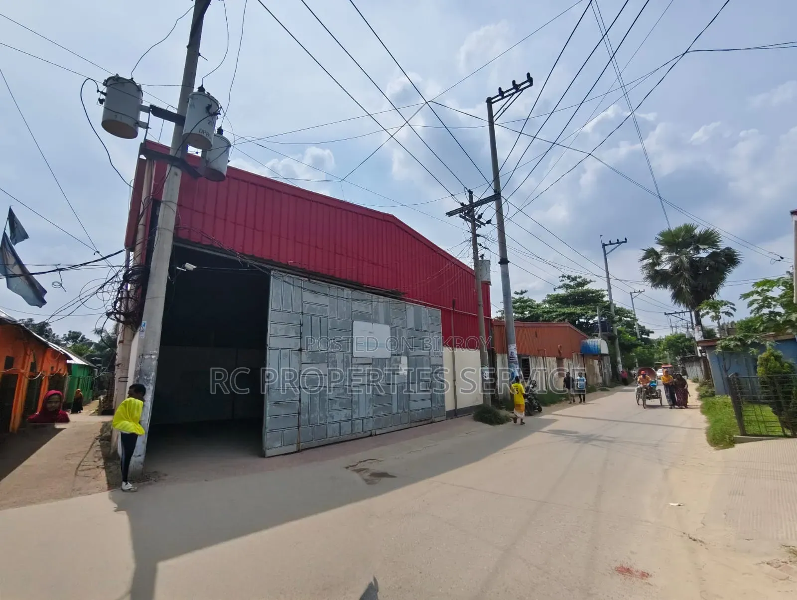 18000 sq ft Industrial Steel Shed for Warehouse or Factory in Zirabo in Savar