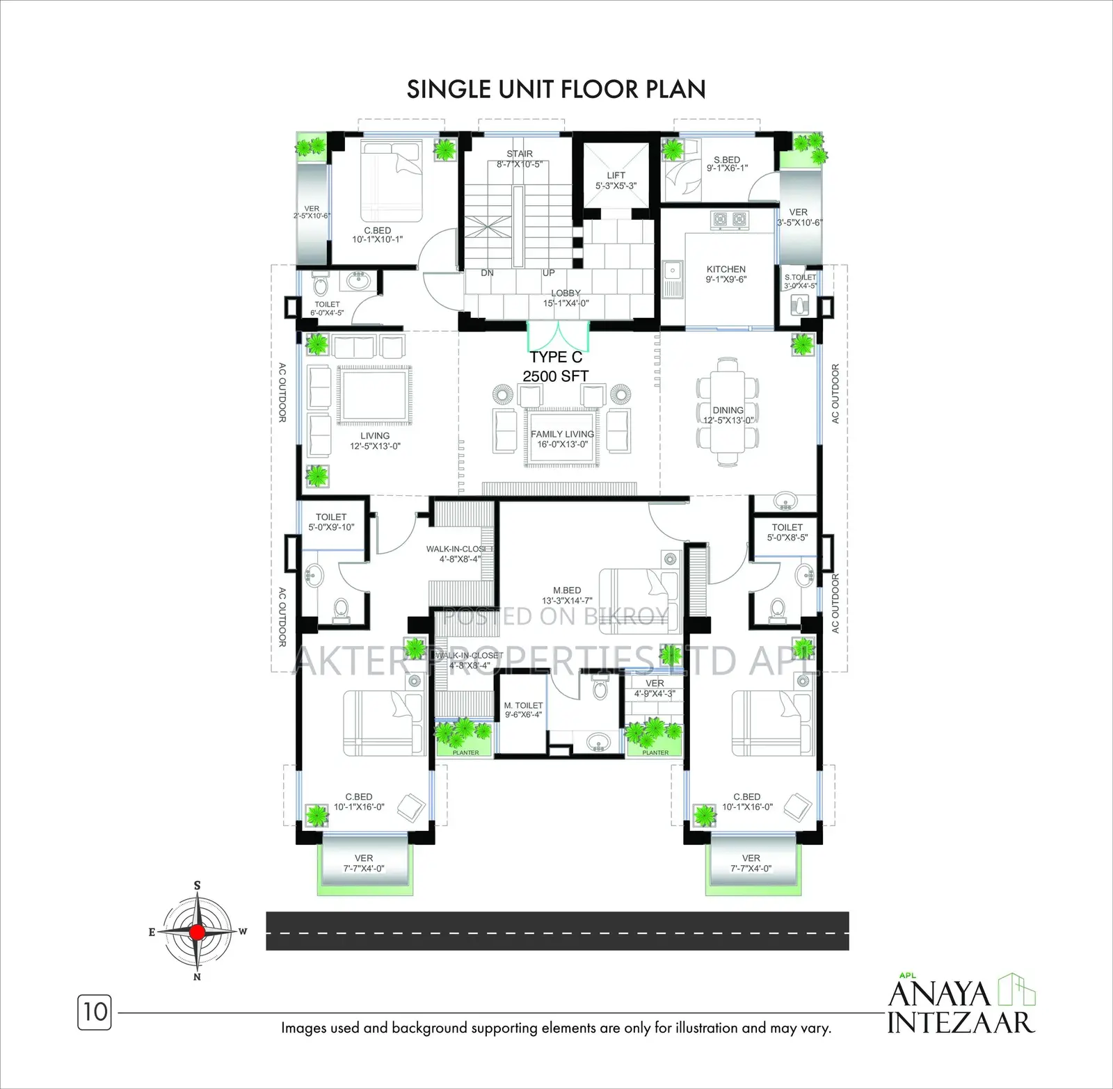 4-Bedroom Apartment in Apl Anaya Intezaar, Aftab Nagar for Sale in Aftab Nagar