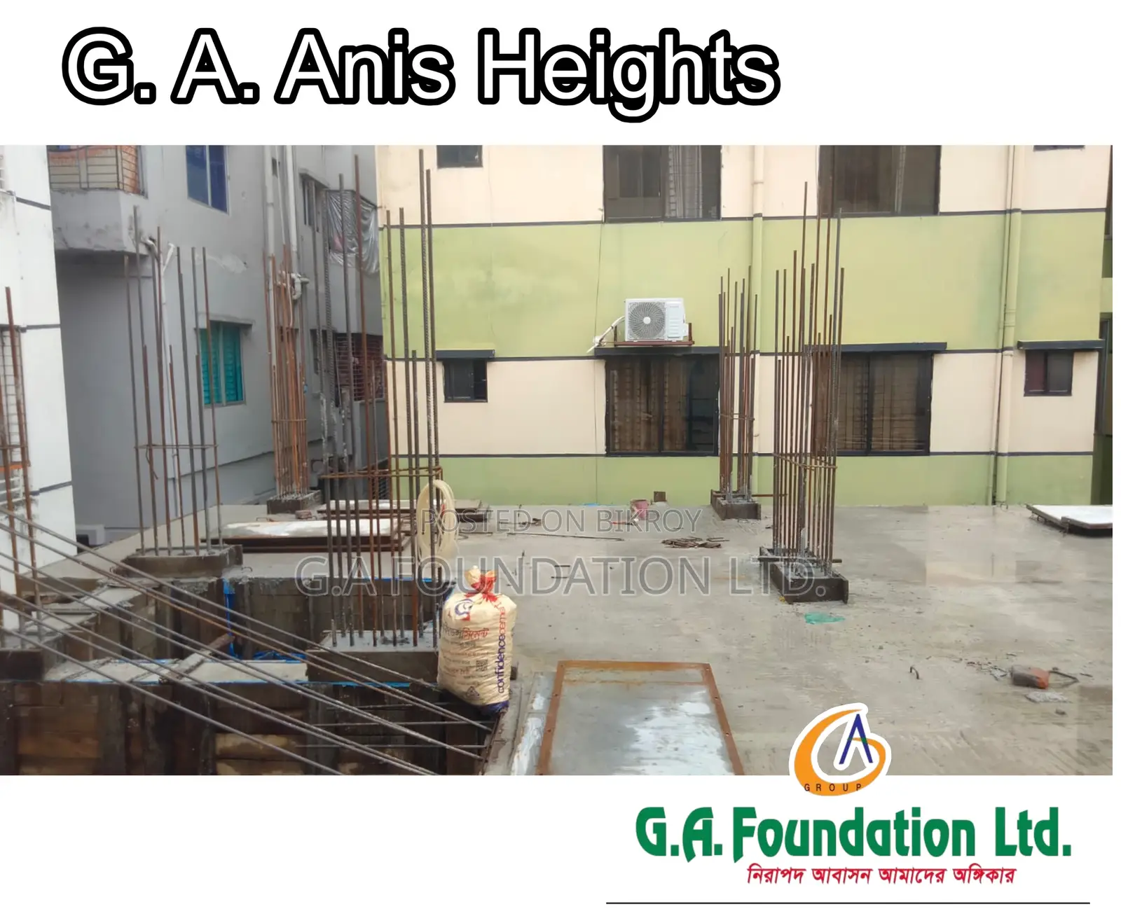3-Bedroom Apartment in G. A. Anis Heights, Mirpur for Sale in Mirpur
