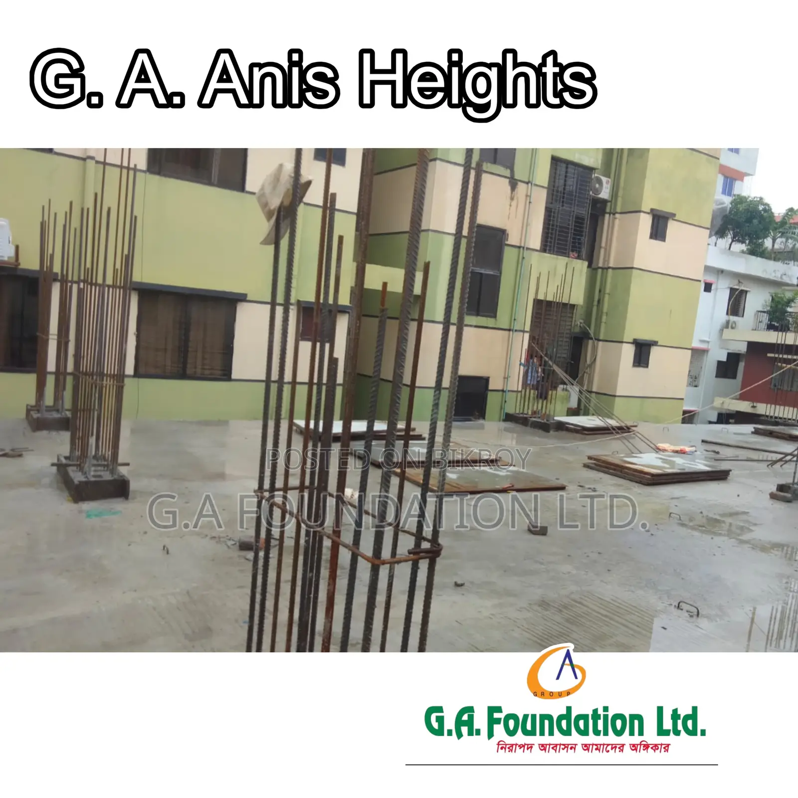 3-Bedroom Apartment in G. A. Anis Heights, Mirpur for Sale in Mirpur