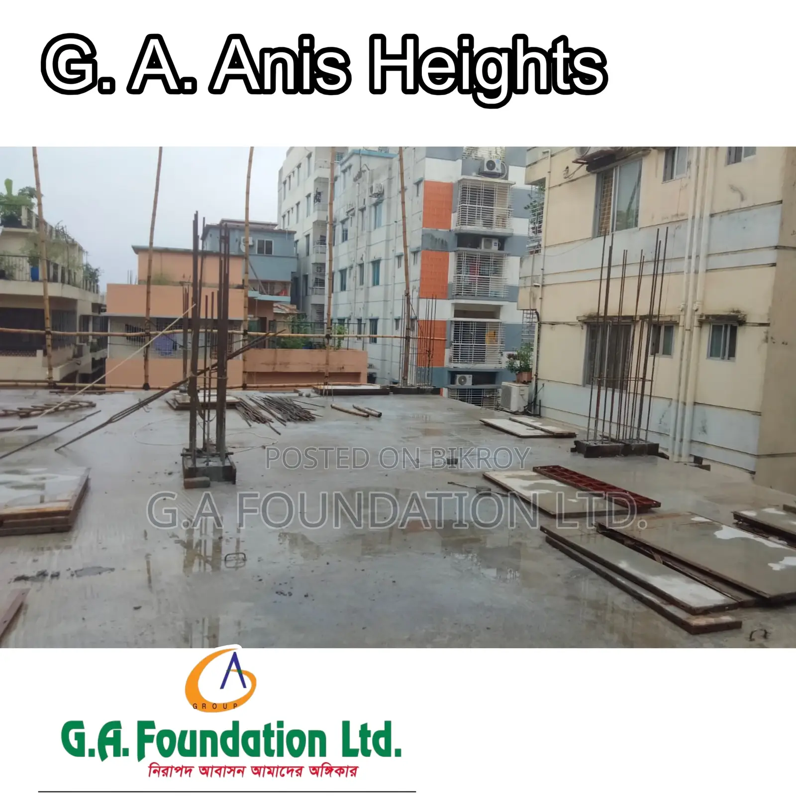 3-Bedroom Apartment in G. A. Anis Heights, Mirpur for Sale in Mirpur