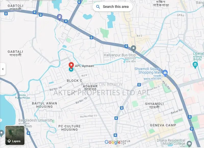 3-bedroom Apartment in Mohammadpur for sale in Mohammadpur
