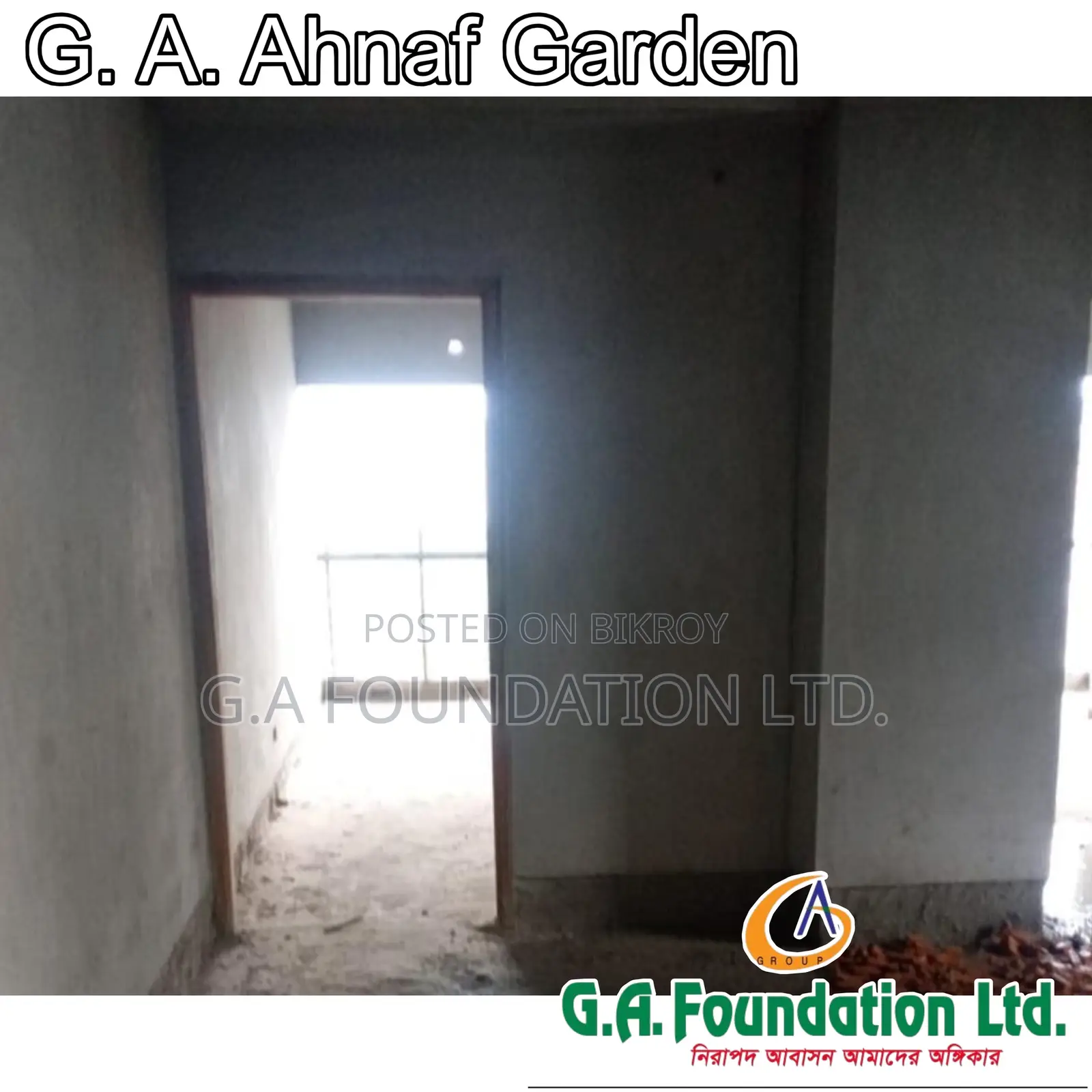 3-Bedroom Apartment in G. A. Ahnaf Garden, Mirpur for Sale in Mirpur