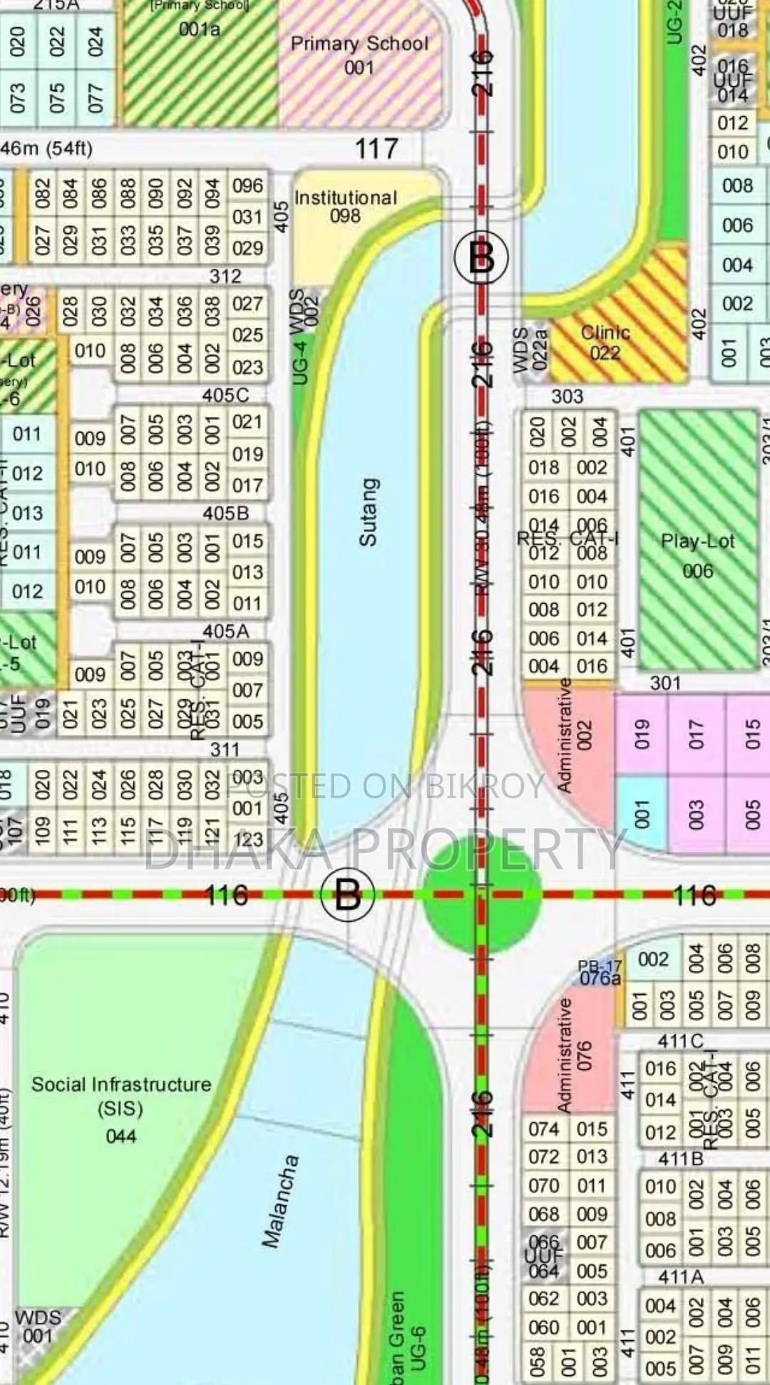 3 Katha Land Sale South at Sector-23 in Purbachal