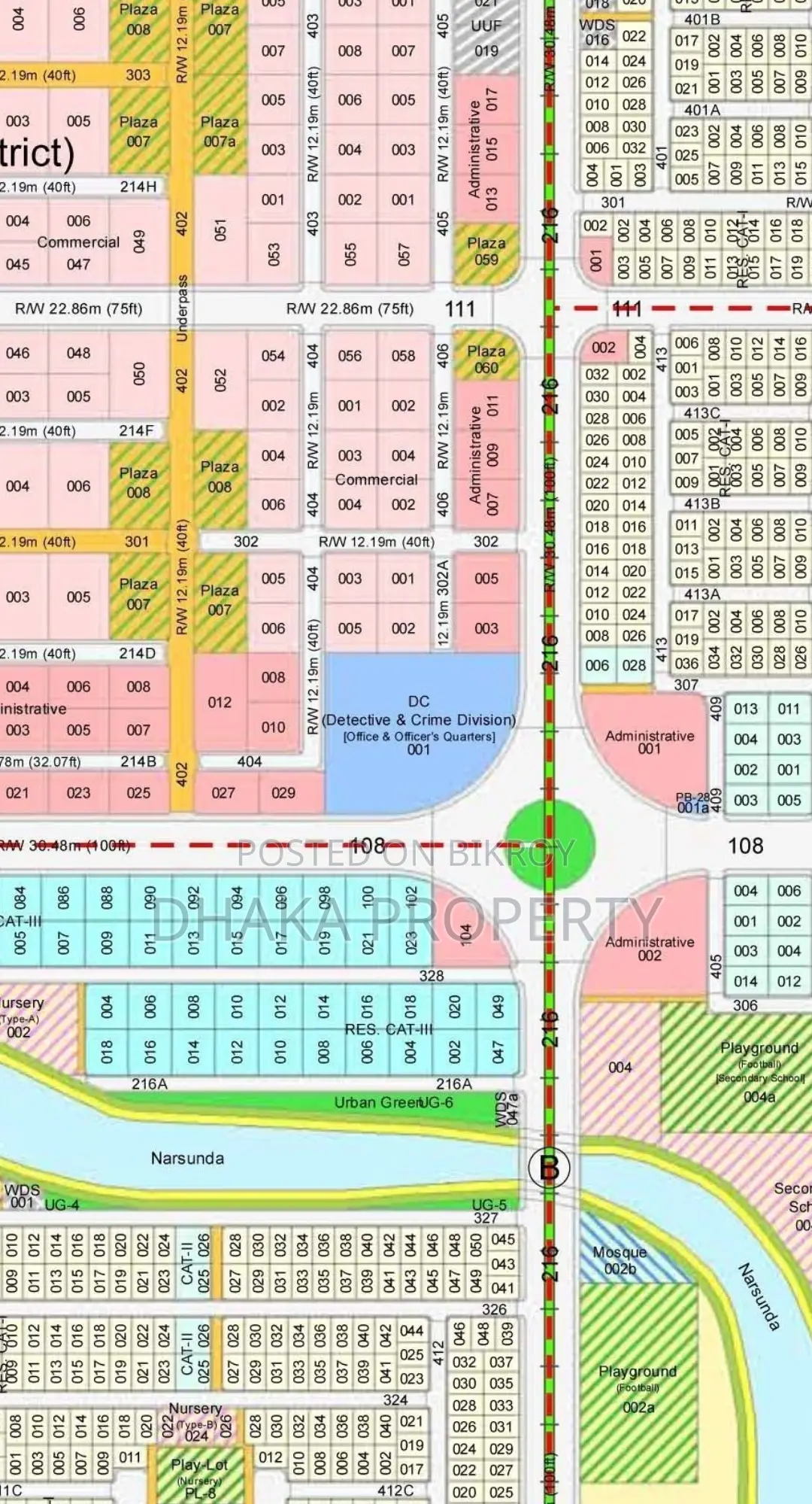 7.5 Katha Sector-9 Beside Business Tower in Purbachal