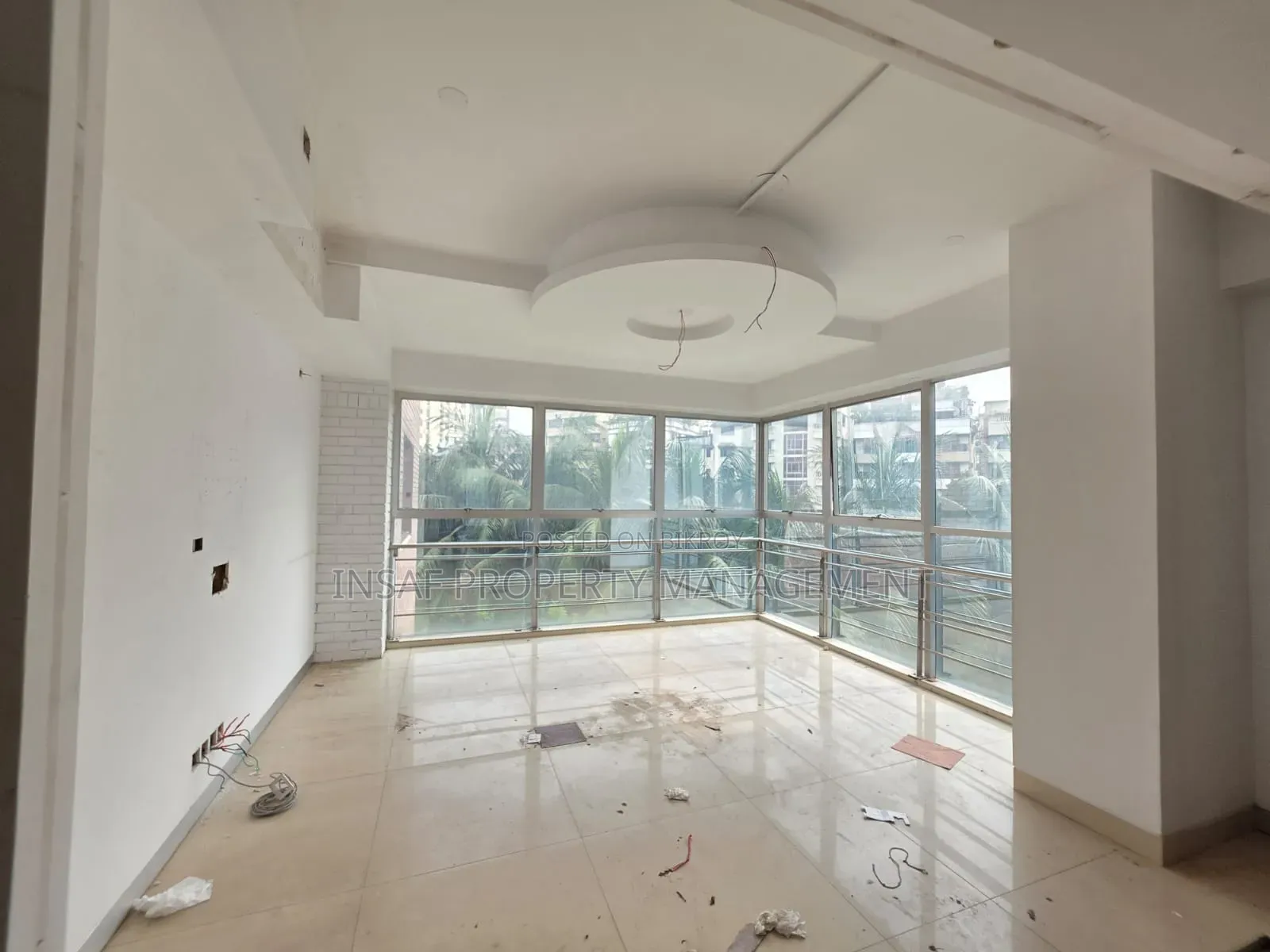3000sqft Open Office Space Rent Gulshan 1 Nice View in Gulshan