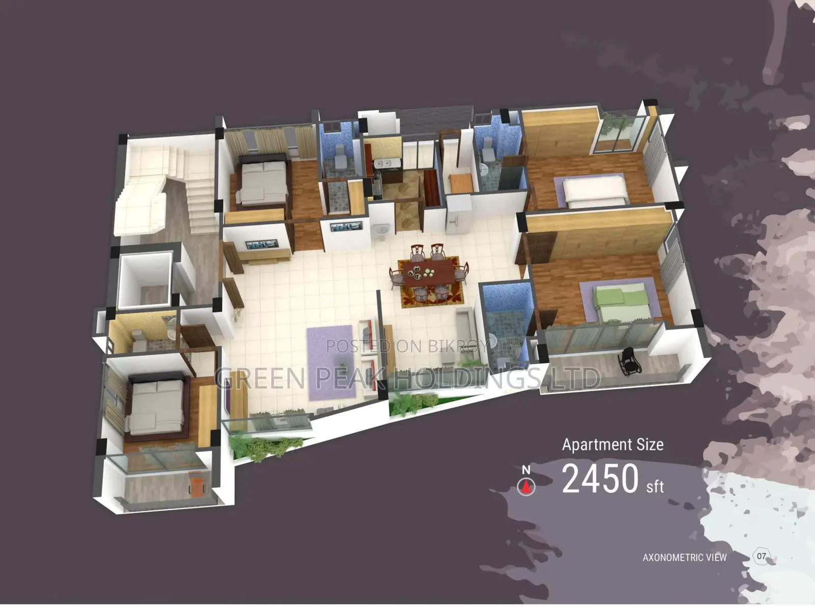4-Bedroom Apartment in Green Peak Holdings, Mirpur DOHS for sale in Mirpur DOHS