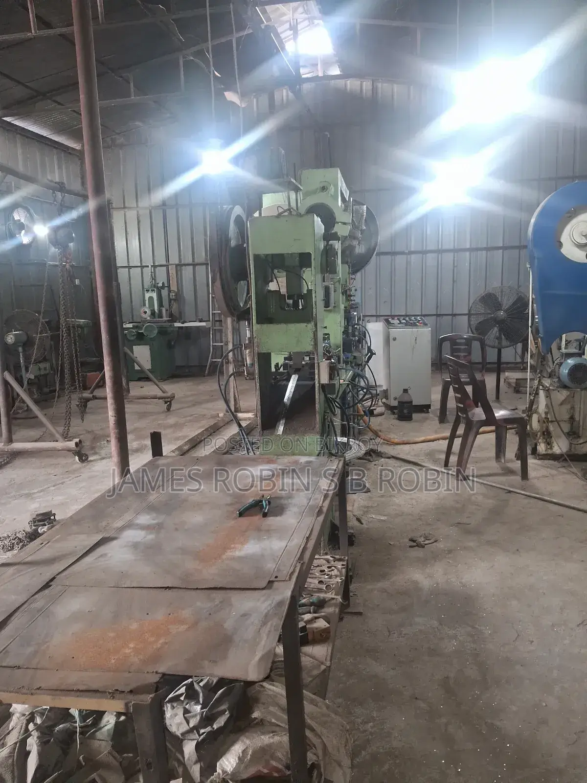 Furniture chain hinge factory for sale, fully set up in Cornelhat