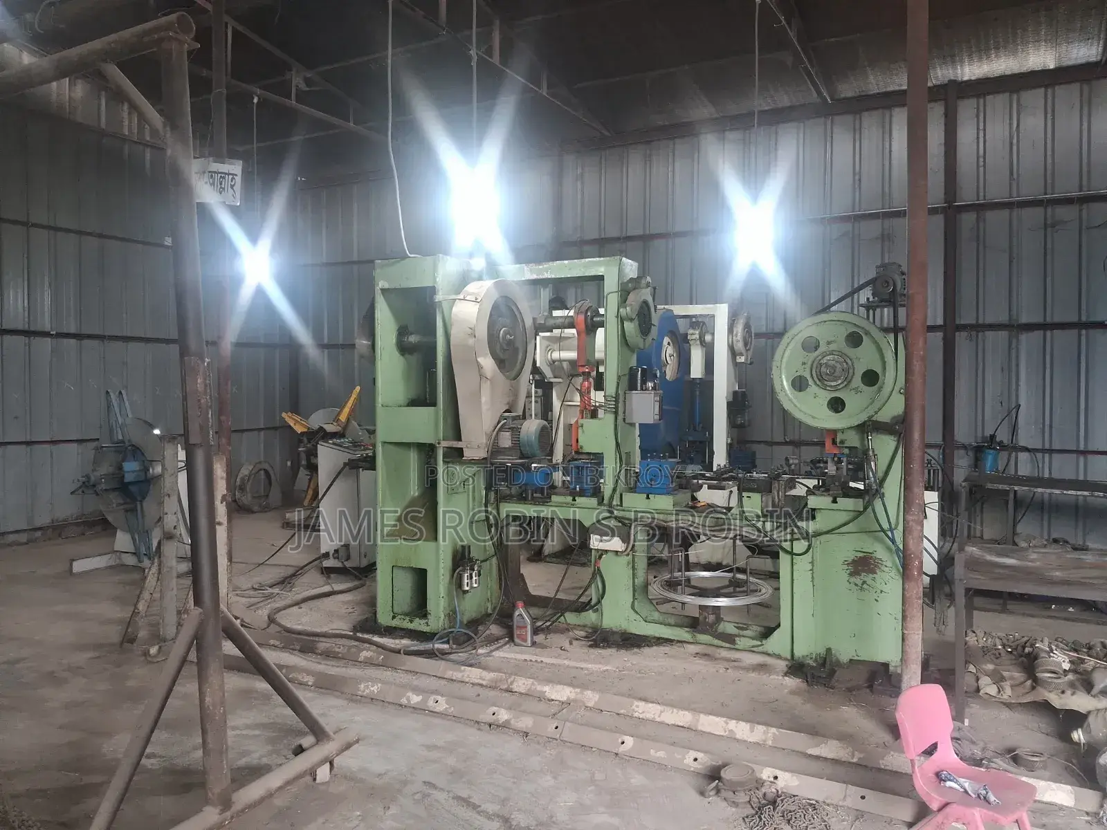 Furniture chain hinge factory for sale, fully set up in Cornelhat