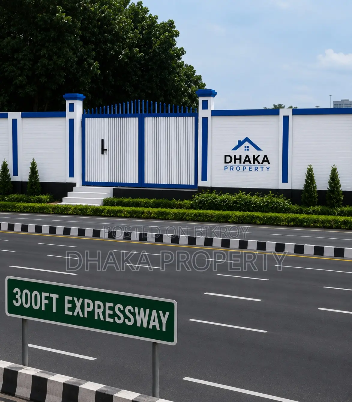300ft 10 Katha Commercial North at Sector-2 in Purbachal