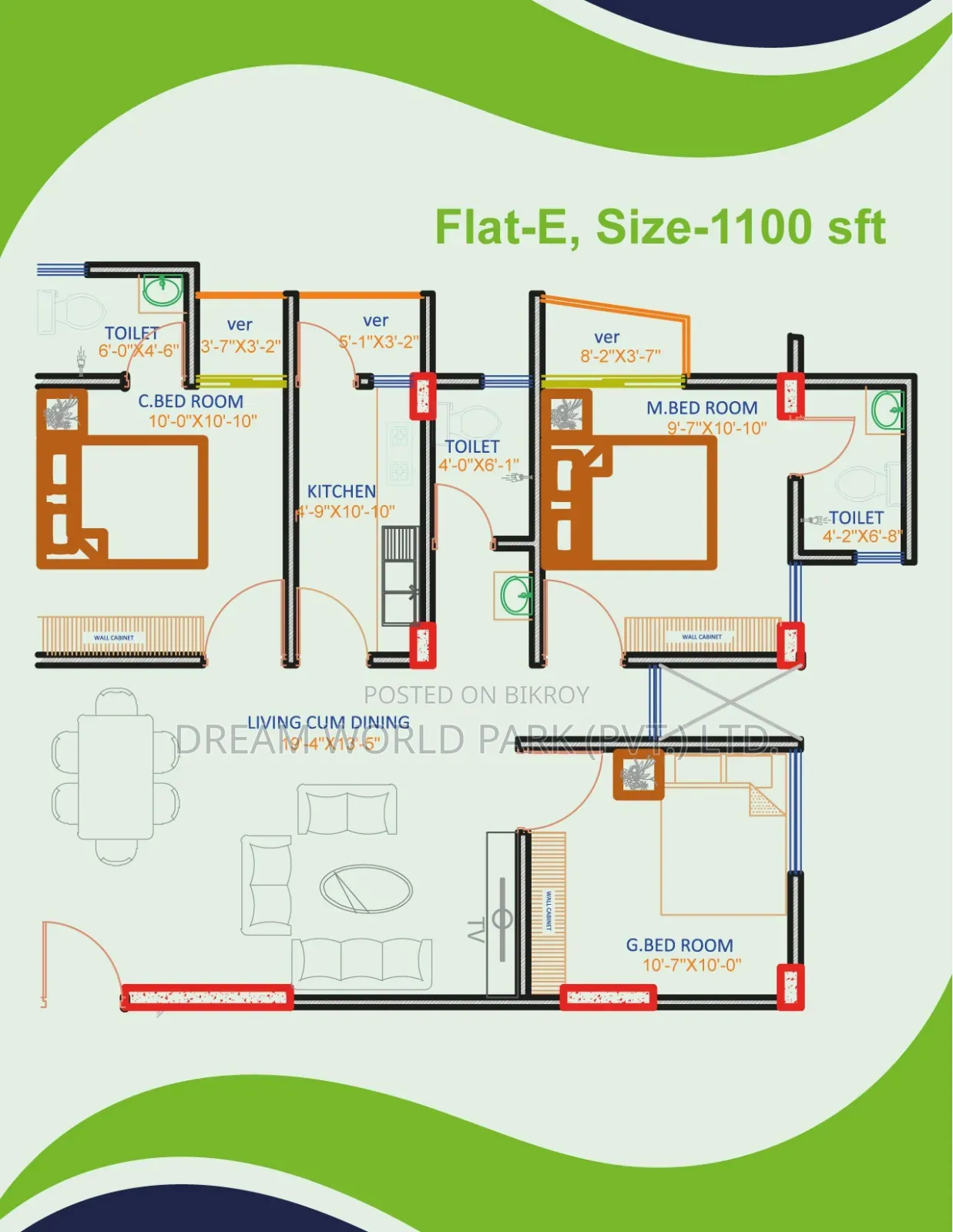 Mini Flat in Dhanmondi for sale in Dhanmondi