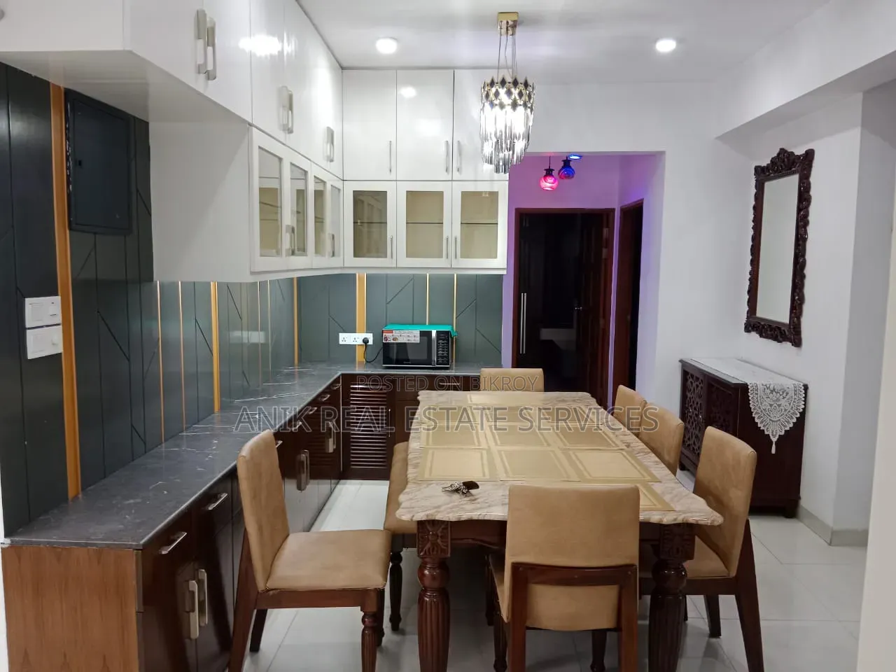 Furnished 3-bedroom Apartment in Anik Real Estate, Banani for Rent in Banani