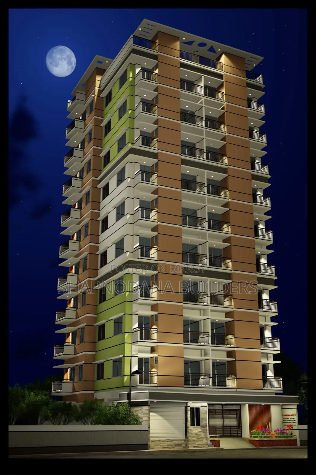 3 Bedroom Flat Sell in Mohammadpur in Mohammadpur Beribadh