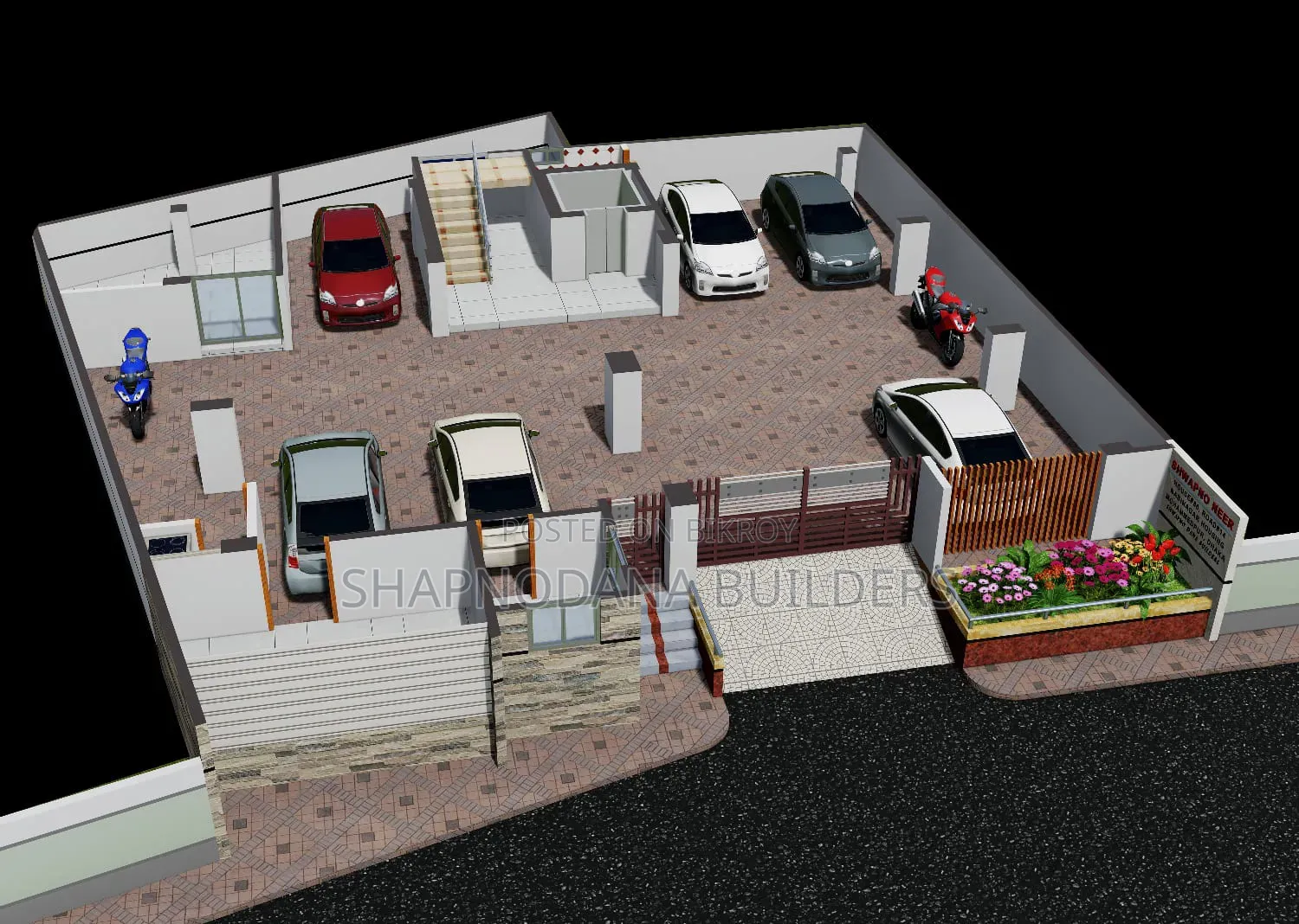 3 Bedroom Flat Sell in Mohammadpur in Mohammadpur Beribadh