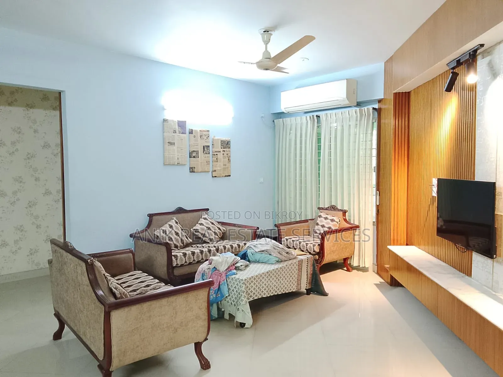 Furnished 3-Bedroom Apartment in Anik Real Estate, Banani for Rent in Banani